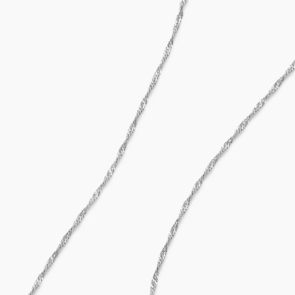 Collier Arletty Argent Blanc