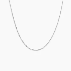 Collier Arletty Argent Blanc