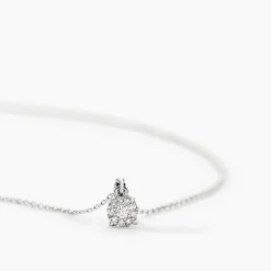Collier Artemis Or Blanc Diamant