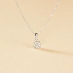 Collier Artemis Or Blanc Diamant
