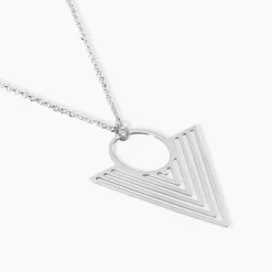 Collier Assala Argent Blanc