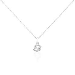 Collier Astra Argent Blanc Oxyde De Zirconium
