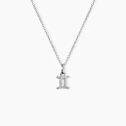 Collier Astra Argent Blanc Oxyde De Zirconium