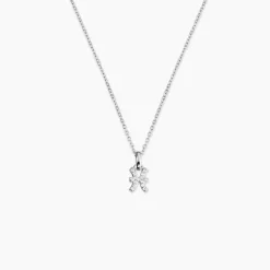 Collier Astra Argent Blanc Oxyde De Zirconium