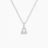 Collier Astra Argent Blanc Oxyde De Zirconium