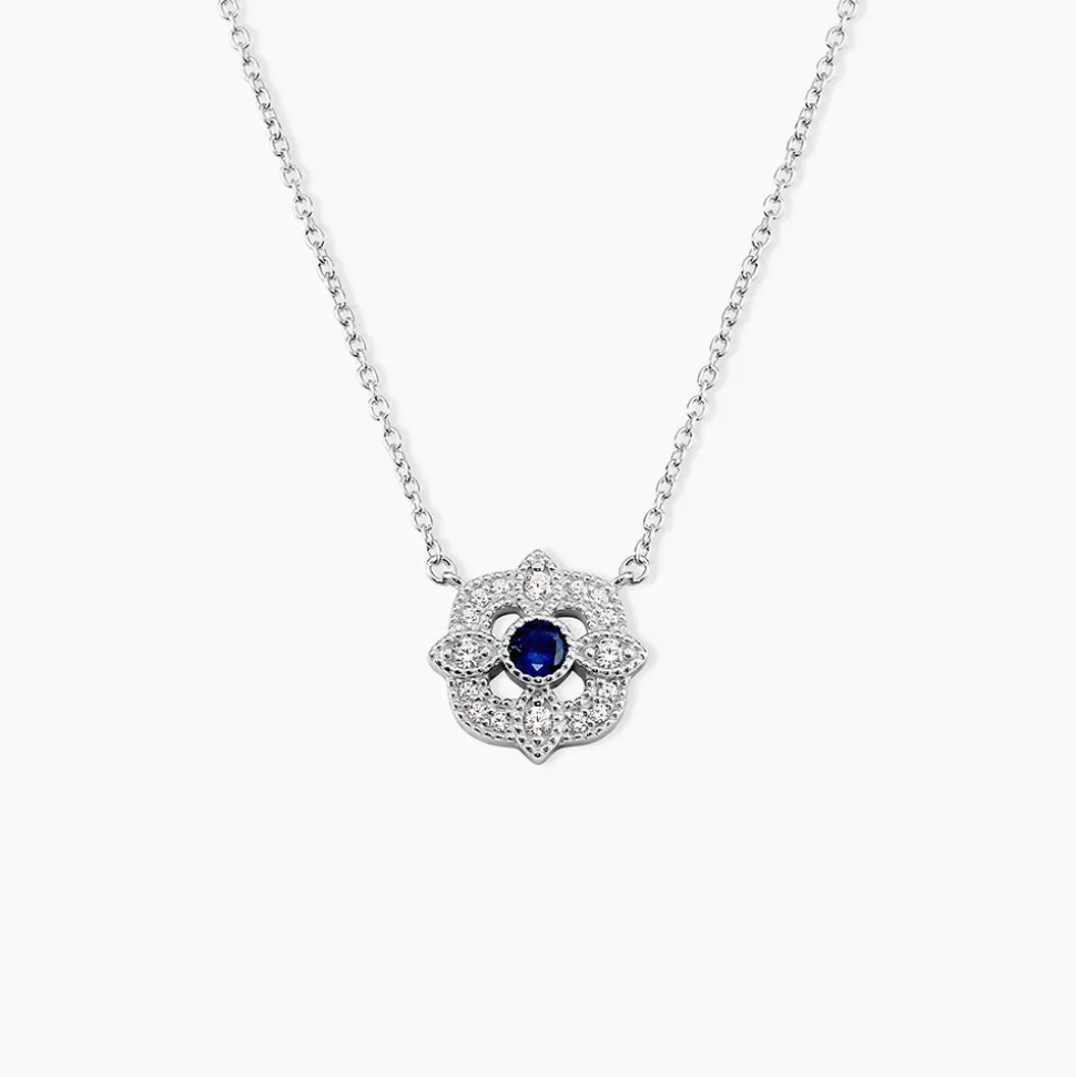 Collier Astrea Argent Blanc Oxyde De Zirconium