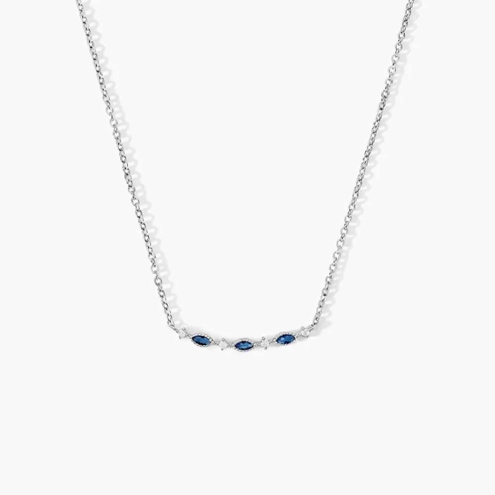 Collier Astrea Argent Blanc Spinelle Oxyde De Zirconium|Marc Orian Discount