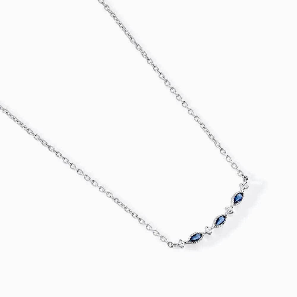Collier Astrea Argent Blanc Spinelle Oxyde De Zirconium|Marc Orian Discount