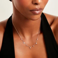 Collier Astria Argent Blanc Oxyde De Zirconium|Marc Orian