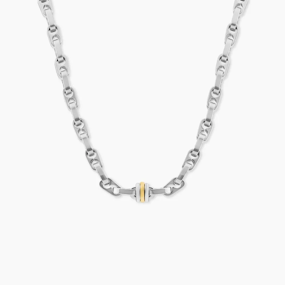 Collier Astrig Or Acier Bicolore|JOURDAN
