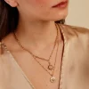 Collier Athena Acier Doré Quartz|Marc Orian Hot