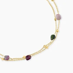Collier Athena Acier Jaune Tourmaline|Marc Orian Hot
