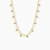 Collier Athena Acier Jaune Turquoise|Marc Orian Outlet