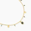 Collier Athena Acier Jaune Turquoise|Marc Orian Best