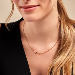 Collier Aurore Acier Doré Cristal|Marc Orian Hot