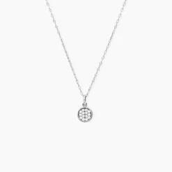 Collier Austen Argent Blanc Oxyde De Zirconium