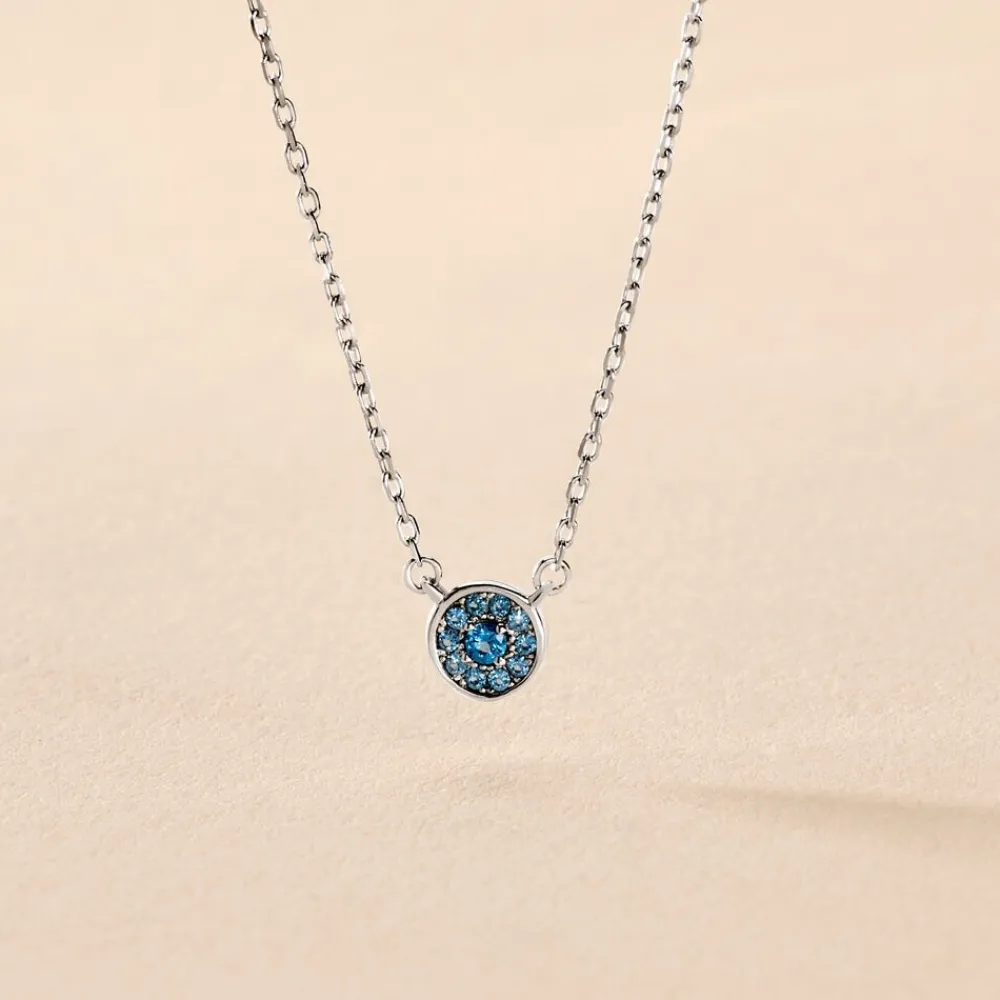 Collier Auxana Argent Blanc Oxyde De Zirconium|Marc Orian Clearance