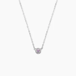 Collier Auxana Argent Blanc Oxyde De Zirconium|Marc Orian
