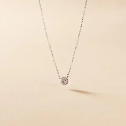 Collier Auxana Argent Blanc Oxyde De Zirconium|Marc Orian