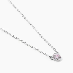 Collier Auxana Argent Blanc Oxyde De Zirconium|Marc Orian