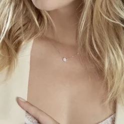 Collier Auxana Argent Blanc Oxyde De Zirconium|Marc Orian