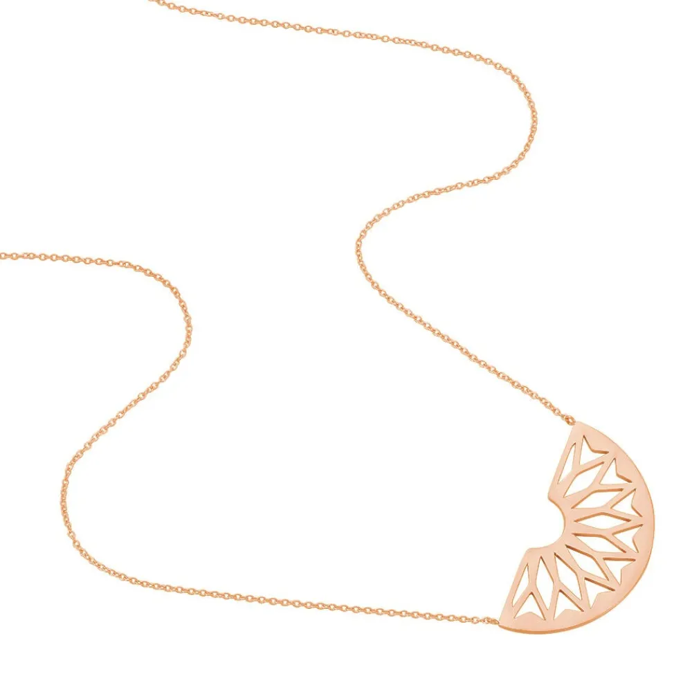 Collier Auxane Acier Rose|Marc Orian Outlet