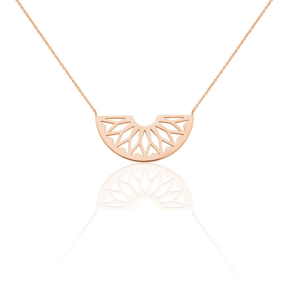 Collier Auxane Acier Rose|Marc Orian Outlet