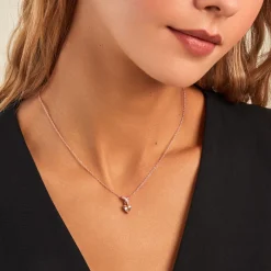 Collier Avalon Argent Rose Oxyde De Zirconium|Marc Orian Online