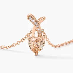 Collier Avalon Argent Rose Oxyde De Zirconium|Marc Orian Online