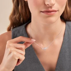 Collier Aviana Argent Blanc Oxyde De Zirconium