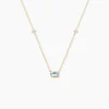Collier Ayomide Or Jaune Topaze Oxyde De Zirconium