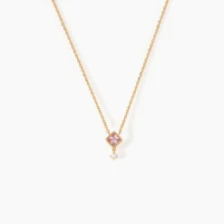 Collier Azel Plaqué Or Jaune Oxyde De Zirconium|Marc Orian Sale