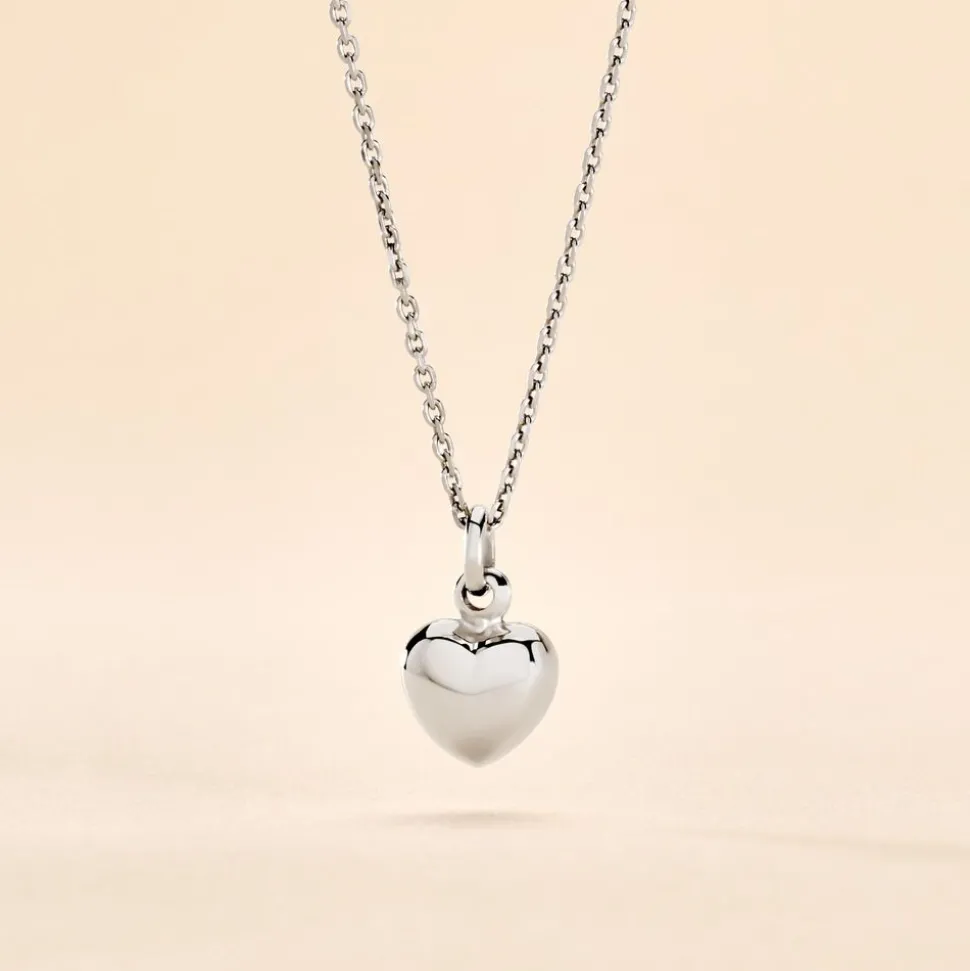 Collier Barbara Argent Blanc