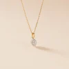 Collier Barbra Or Jaune Diamant