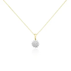 Collier Barbra Or Jaune Diamant