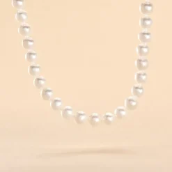 Collier Baroque Or Jaune Perle De Culture