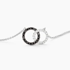 Collier Bella Or Blanc Diamant