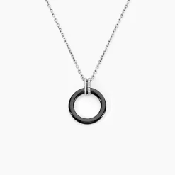 Collier Bertillianne Argent Blanc Céramique Et Oxyde De Zirconium|Marc Orian Hot