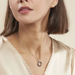 Collier Bertillianne Argent Blanc Céramique Et Oxyde De Zirconium|Marc Orian Hot