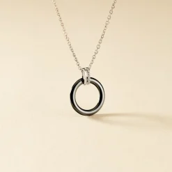 Collier Bertillianne Argent Blanc Céramique Et Oxyde De Zirconium|Marc Orian Hot