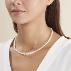 Collier Billes Or Jaune Perle De Culture