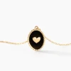 Collier Black Jack Or Jaune