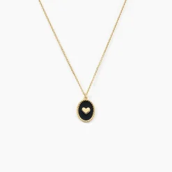 Collier Black Jack Or Jaune