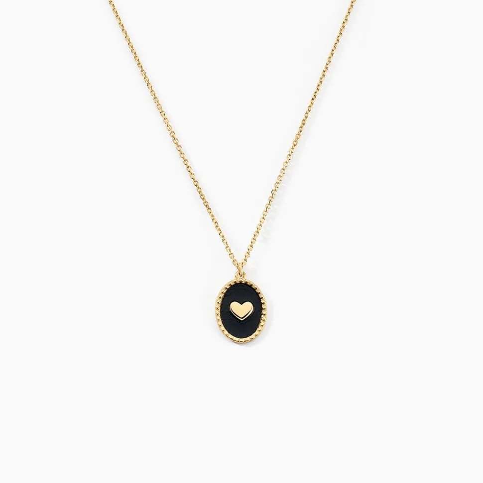 Collier Black Jack Or Jaune