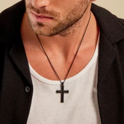 Collier Black Love Acier Bicolore|Marc Orian Outlet