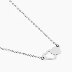 Collier Blandine Argent Blanc