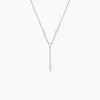 Collier Bormana Argent Blanc Oxyde De Zirconium