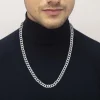 Collier Boss Chain Link Acier Blanc|BOSS BIJOUX Sale