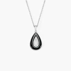 Collier Boyce Argent Blanc Céramique Oxyde De Zirconium