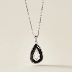 Collier Boyce Argent Blanc Céramique Oxyde De Zirconium